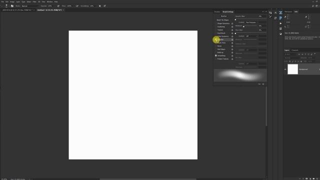 Custom Brush Settings In Photoshop смотреть онлайн