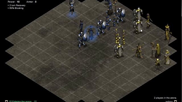 Tactics Arena Online (TAO) - anhnv versus davy (game 1/2) смотреть онлайн