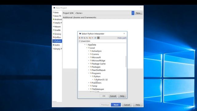 043 Configure IntelliJ for Python смотреть онлайн