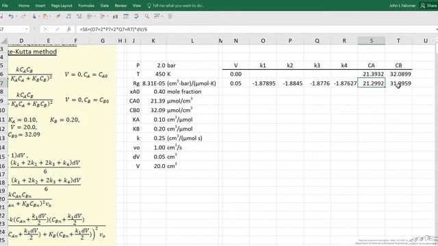 Solving Differential Equations in Excel Using the Runge-Kutta Method смотреть онлайн