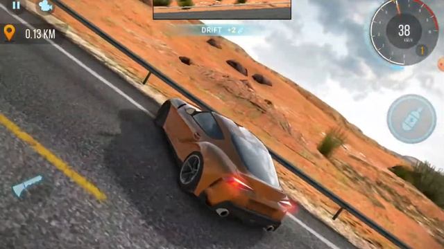 CarX highway racing. Полёт с переворотом Toyota Supra с багом постоянного нитро. смотреть онлайн