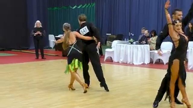Румба / Взрослые La (Open) финал - Чемпионат БФТ 2023 / спортивные бальные танцы смотреть онлайн