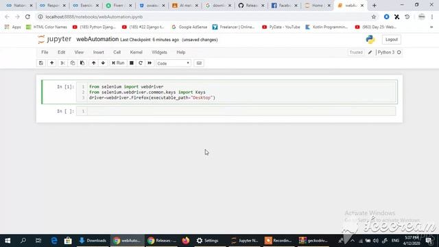 Python Selenium Tutorial - Automating Login to Facebook - Part - 2 смотреть онлайн