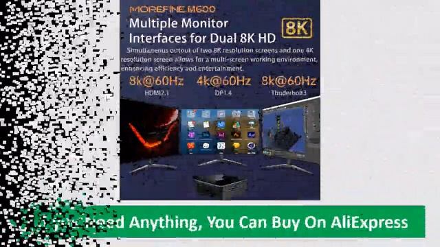 MOREFINE M600 AMD Mini PC смотреть онлайн