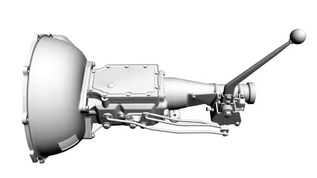 3D Model of Ford 4-Speed Toploader Transmission and Shifter Review смотреть онлайн