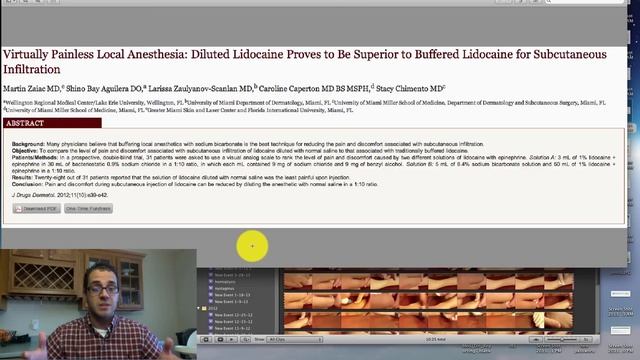 lidocaine injection pain - how to reduce it смотреть онлайн