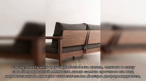 Деревянный диван: практичность и роскошь (25 фото)