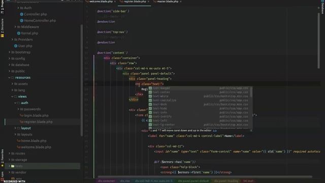 Beginning PHP Laravel - Building an Inventory App - Part 4 (Setup Authentication) смотреть онлайн