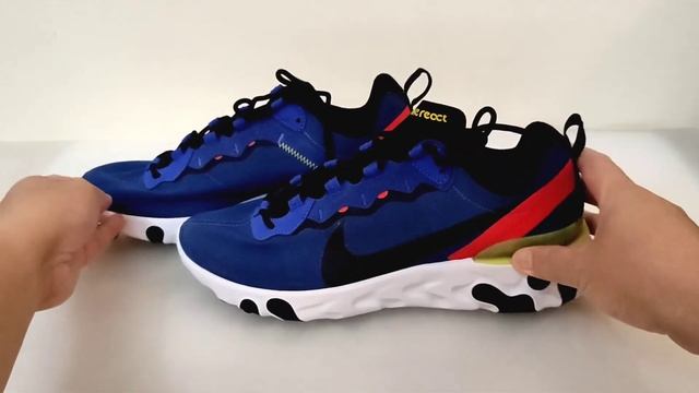 Nike React Element 55 - Close Up/On Feet смотреть онлайн
