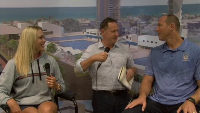 Jason Lezak, Kaitlin Sandeno Preview International Swimming League смотреть онлайн