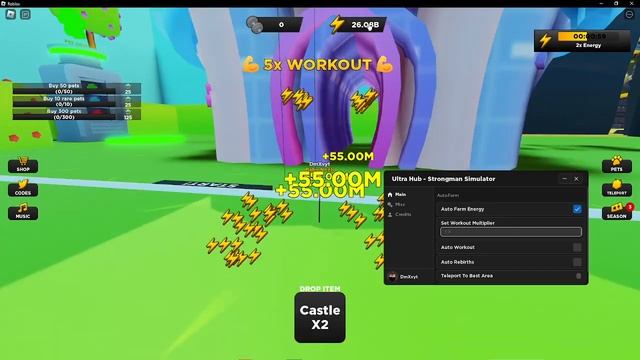 ⚡ НОВЫЙ СКРИПТ на АВТО-ФАРМ Strongman Simulator в Roblox! | АВТО-ФАРМ СИЛЫ и МНОГОЕ ДРУГОЕ! ⚡ смотреть онлайн