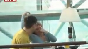 Катя и Егор в кафе