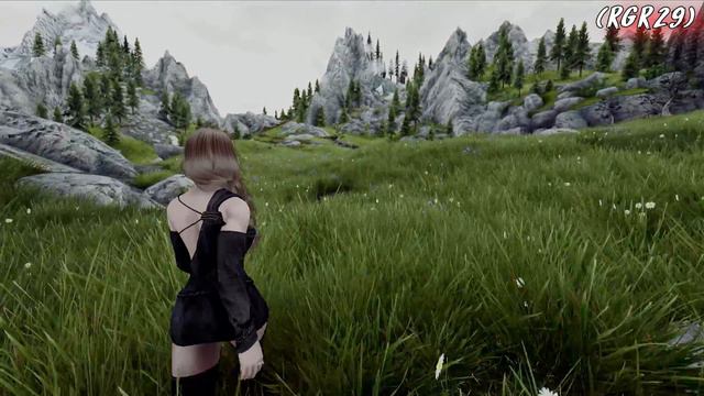 Skyrim 4k Gameplay - Real HD RGR ENB Weather showcase (Cloudy 3 of 4) смотреть онлайн