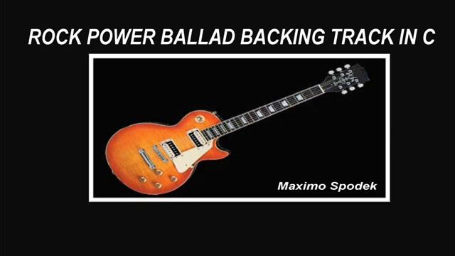 ROCK POWER BALLAD BACKING TRACK IN C смотреть онлайн