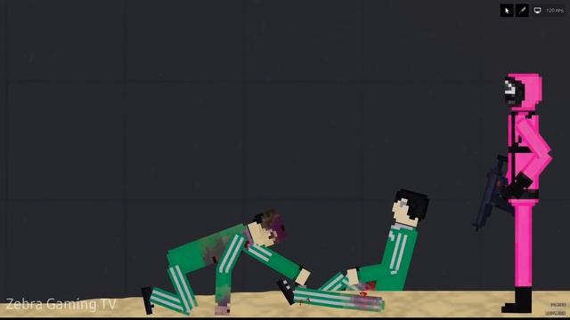 Squid Game Player turn into Zombies - People Playground 1.21.3 смотреть онлайн