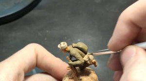 Покраска миниатюр от ICM "Soviet Tank Riders" Танковый десант 1/35