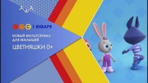 Новый мультсериал для малышей «Цветняшки» смотрите на телеканале Радость моя