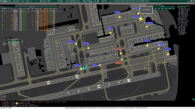CHAOS AT GATWICK [VATSIM] | GOD MODE CONTROLLING смотреть онлайн