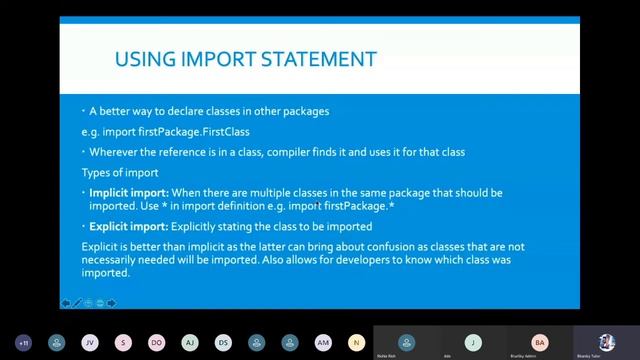 PACKAGES IN JAVA- Class 6a смотреть онлайн