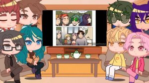 ♡Реакция 13 карт на комикс "Второе поколение Земли Королей" //1 часть//♡