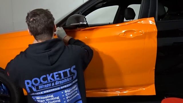 BMW M135i VINYL WRAPPED BRIGHT ORANGE!!! смотреть онлайн