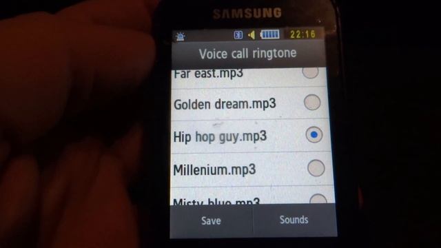 Samsung GT-C3510T original ringtones смотреть онлайн