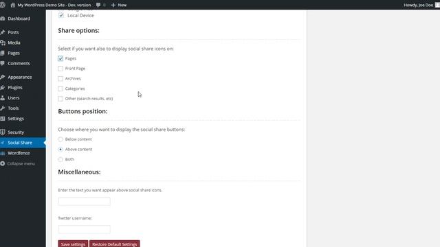 Share Buttons for WordPress - short tutorial смотреть онлайн
