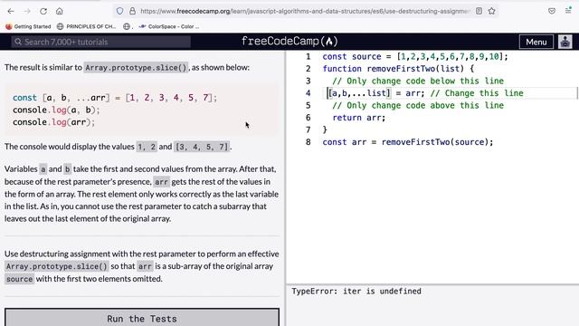 Watch me learn web dev.Javascript: ES6, spread operators, deconstruction смотреть онлайн