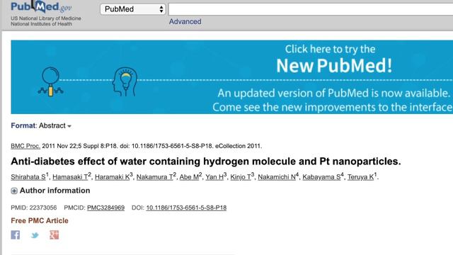 Eau Kangen - La Recherche Scientifique Au Japon Sur L'eau Enrichie En Hydrogène Actif (partie 2)
