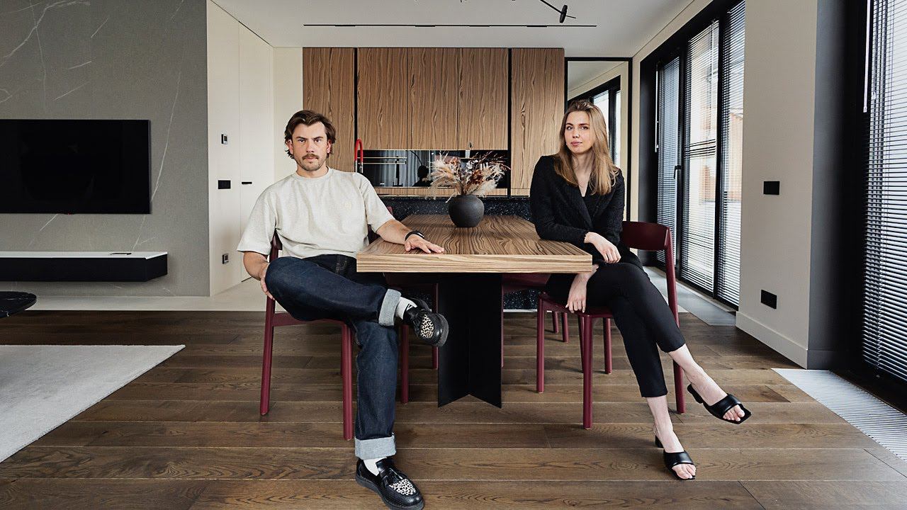 СОВРЕМЕННАЯ КВАРТИРА В СТИЛЕ МИНИМАЛИЗМ 100 м | Дизайн интерьера, обзор квартиры смотреть онлайн