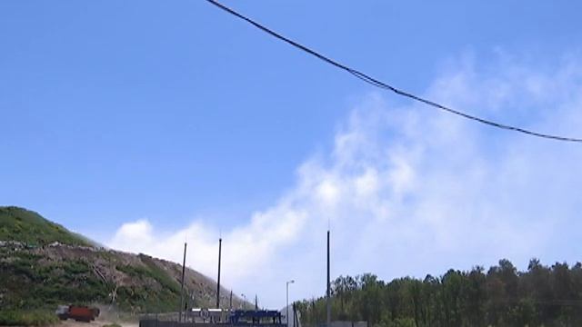 Возгорание на полигоне твёрдых коммунальных отходов Гомеля смотреть онлайн