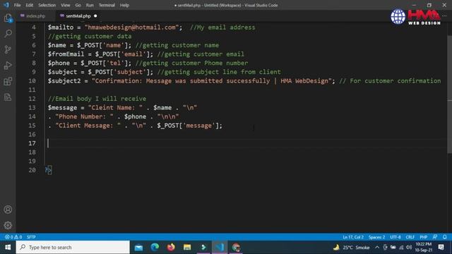 How to Get Email from HTML Form Using PHP | HTML Form to Direct Mail смотреть онлайн