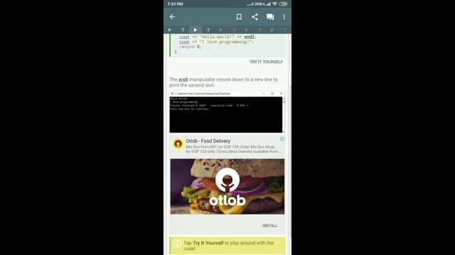 الجزء الثاني من تعلم لغة ++C على برنامج Solo learn ?? смотреть онлайн