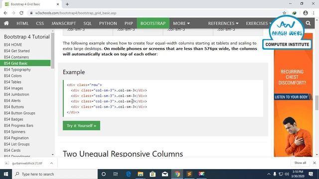 9 BOOTSTRAP | WEBSITE DESIGNING | PUNJABI LANGUAGE | AKASH WEBS COMPUTER INSTITUTE смотреть онлайн