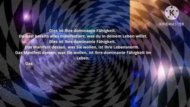Установка на трёх языках - русский, English, Deutsch. Master of instant manifestation of desires смотреть онлайн