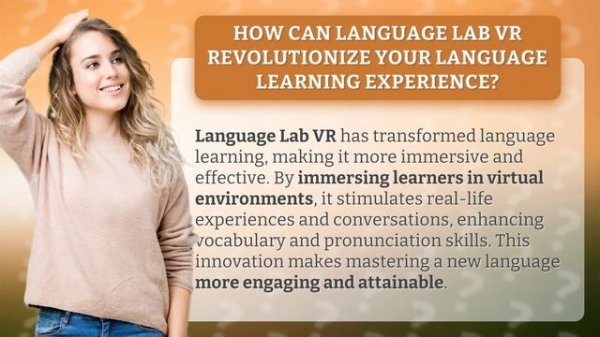How Can Language Lab VR Revolutionize Your Language Learning Experience?