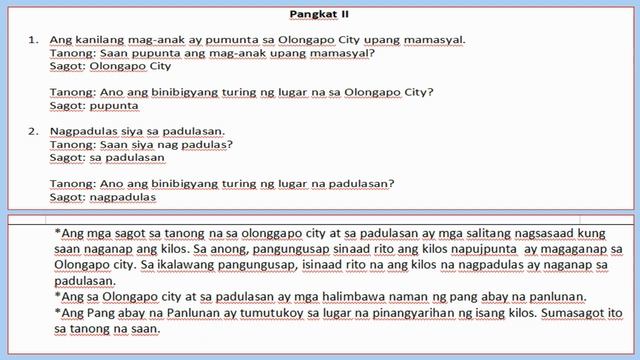 Filipino 5 - Pang-Abay - Quarter 3 Lesson Plan смотреть онлайн