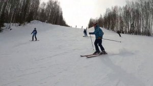 Губаха гора Турист. первый раз в Губахе обзор горнолыжной трассы. overview of the ski slope.