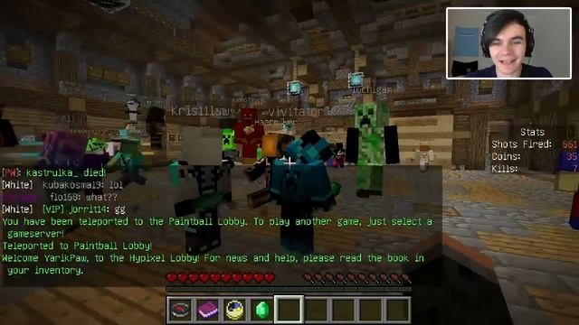 ПЕЙНТБОЛ - Minecraft (Мини-Игра) смотреть онлайн