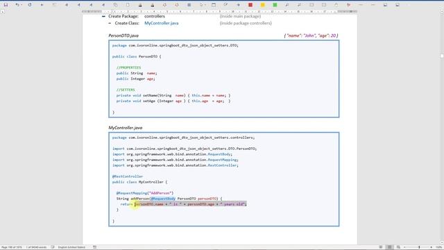 Spring Boot - Quick Start: 5.1 JSON - Deserialize - Part 1 - Basic смотреть онлайн