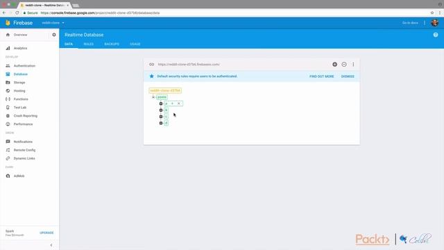 Build Reddit-Like Messaging Board with React & Firebase: Setting Up Firebase | packtpub.com смотреть онлайн