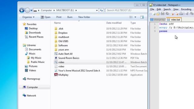 Batch Programing: Lesson 4 (How to Copy,Move and Rename files + MORE) смотреть онлайн