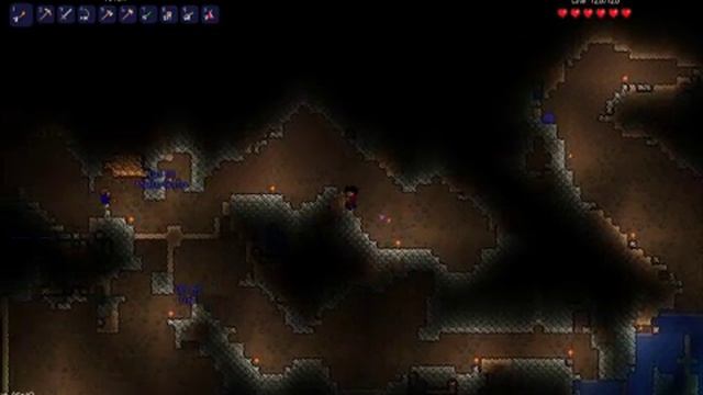 Terraria S02E07 - CAVES NIGS смотреть онлайн