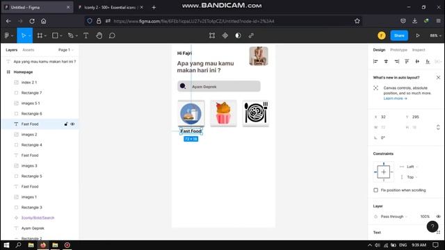 Tutorial Menggunakan FIGMA Bagi Pemula dan Membuat UI Food Delivery смотреть онлайн