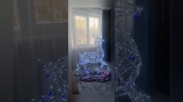 Новогодние фигуры. Новогодние олени. смотреть онлайн