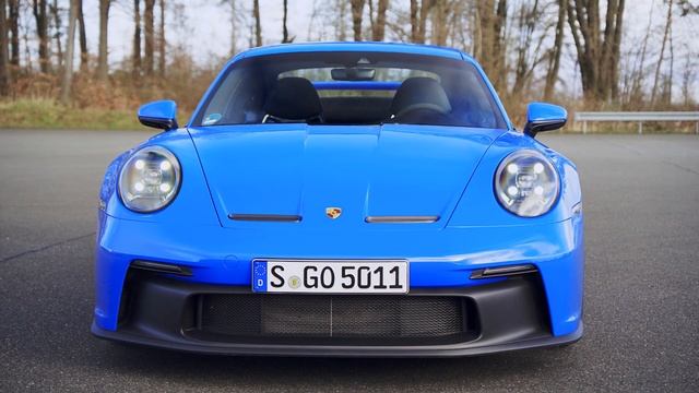 Porsche 911 GT3 (992), MT - Shark Blue смотреть онлайн