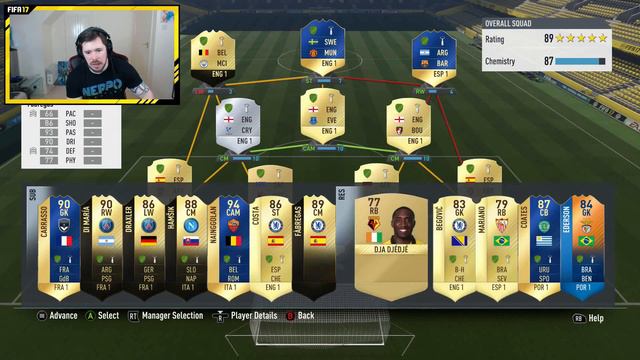 THE ENGLISH NATIONAL TEAM DRAFT!! - FIFA 17 смотреть онлайн