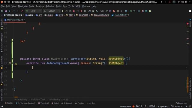 #5 AsyncTask - Kotlin and Android Fundamentals смотреть онлайн