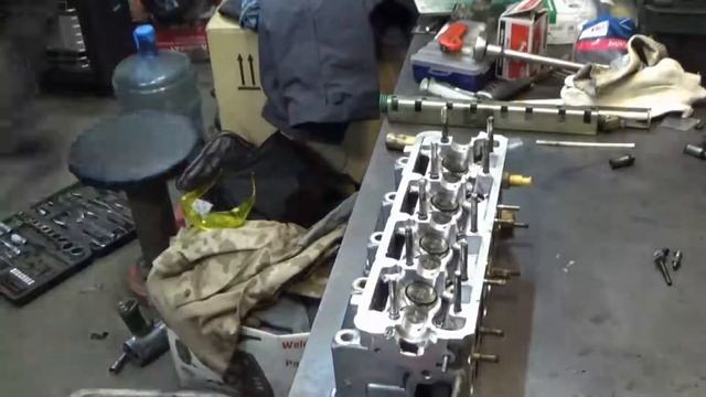 замена прокладки ГБЦ на калине 8кл смотреть онлайн