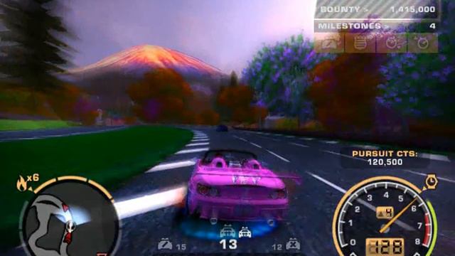 Honda Farrius Car Fantasy Gost Rider NFS Most Wanted 2005 смотреть онлайн